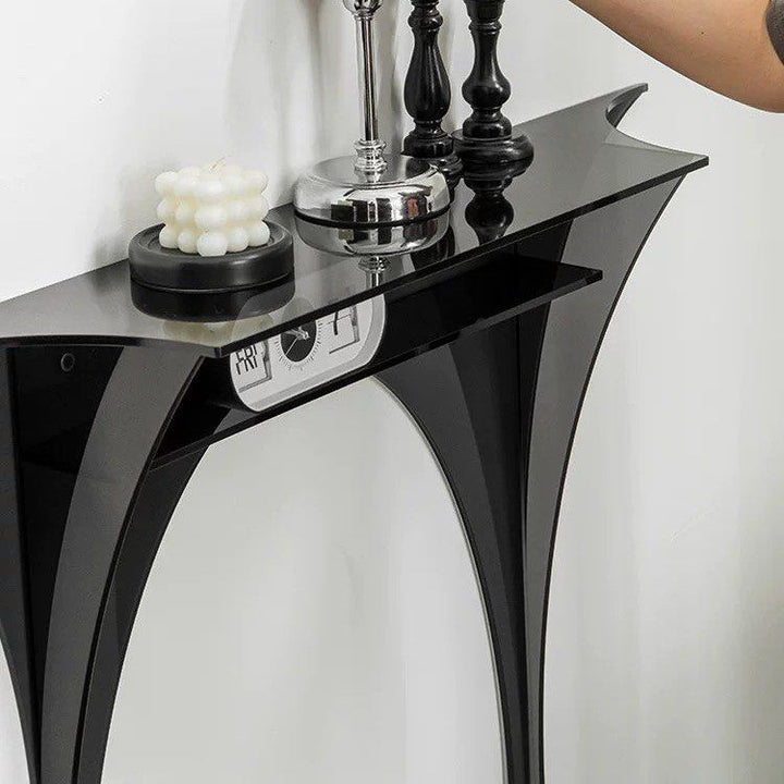 DIGORY Modern Floating Acrylic Console Table - Radical Homes Singapore