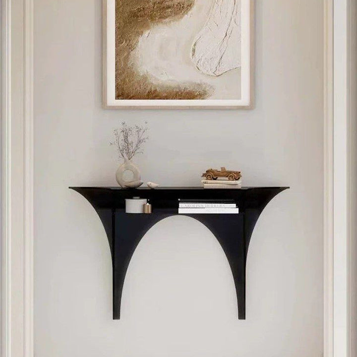 DIGORY Modern Floating Acrylic Console Table - Radical Homes Singapore
