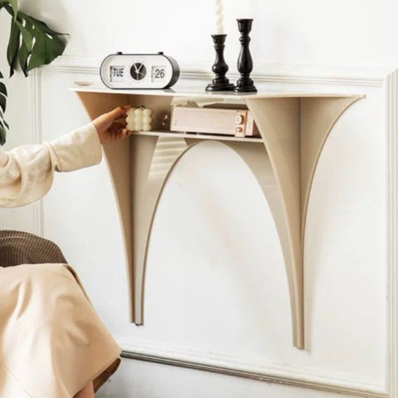 DIGORY Modern Floating Acrylic Console Table - Radical Homes Singapore