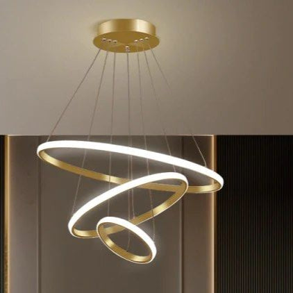 ZANIA Modern Circular Chandelier - Radical Homes Singapore