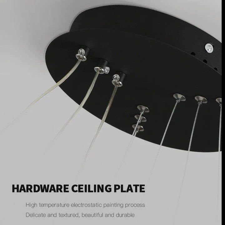 ZANIA Modern Circular Chandelier - Radical Homes Singapore