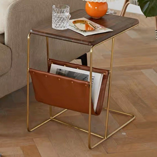 LEDGER Luxury Magazine Holder End Table - Cassa Haus Singapore