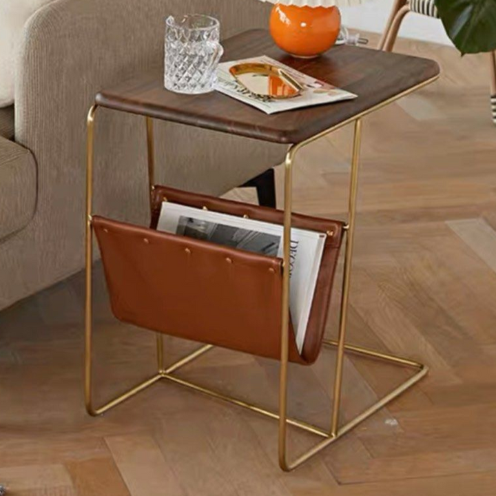 ALLAN Luxury Magazine Holder End Table - Radical Homes Singapore