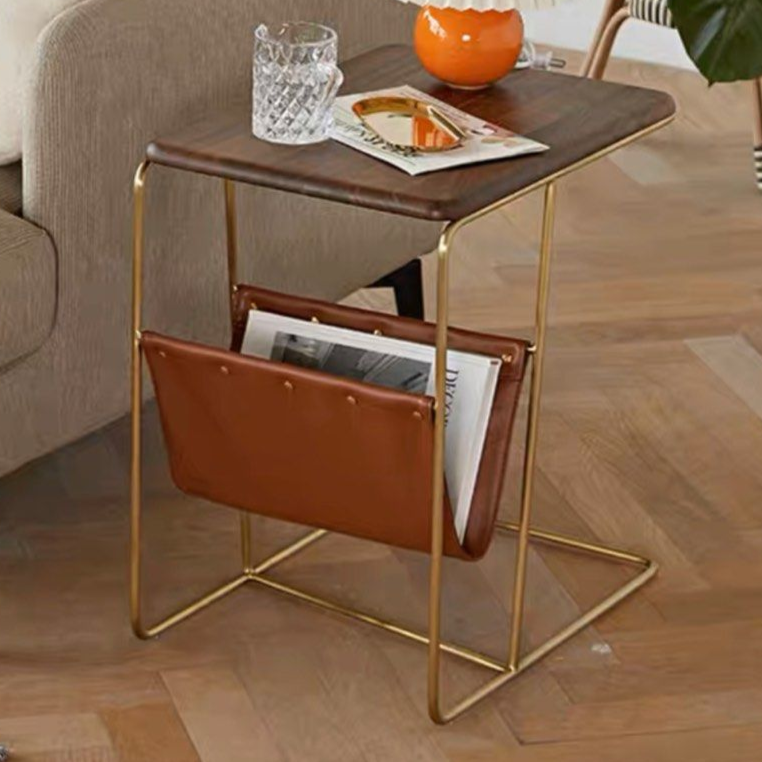 ALLAN Luxury Magazine Holder End Table - Radical Homes Singapore