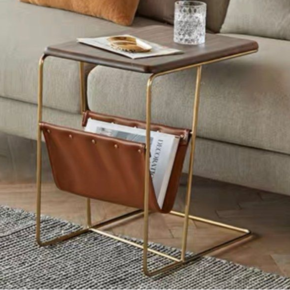 LEDGER Luxury Magazine Holder End Table