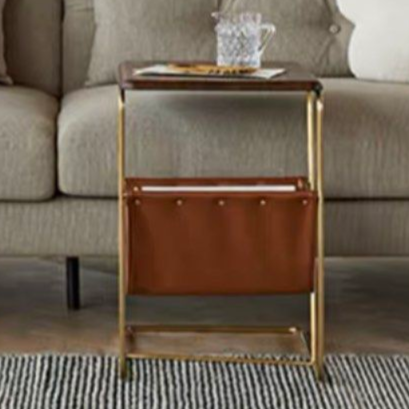 ALLAN Luxury Magazine Holder End Table - Radical Homes Singapore