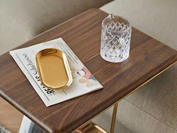 ALLAN Luxury Magazine Holder End Table - Radical Homes Singapore