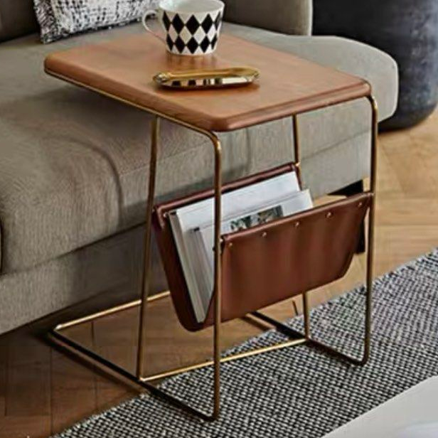 ALLAN Luxury Magazine Holder End Table - Radical Homes Singapore