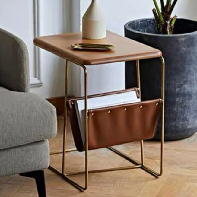 ALLAN Luxury Magazine Holder End Table - Radical Homes Singapore