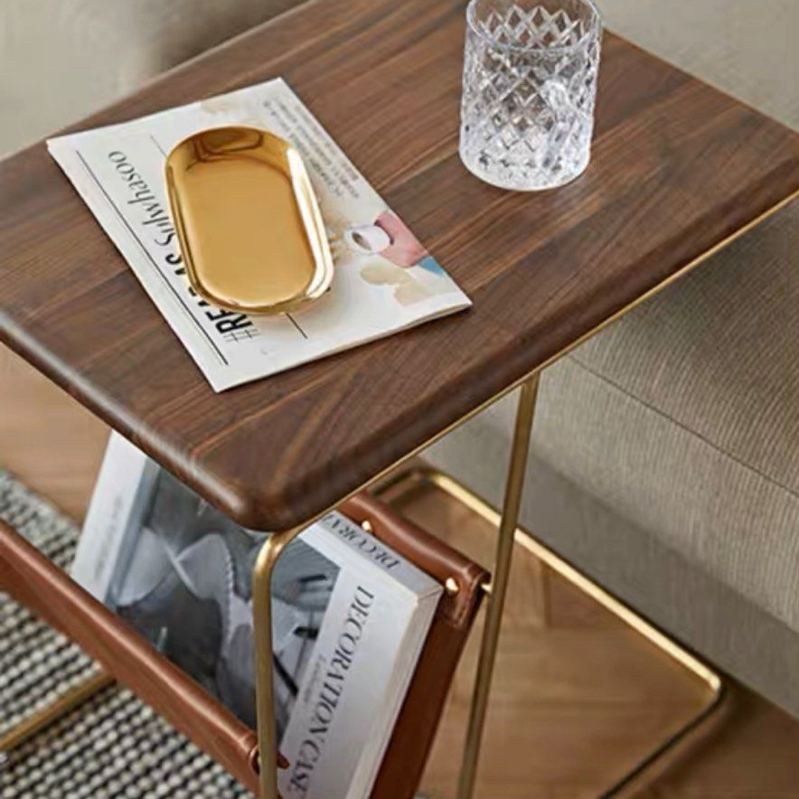ALLAN Luxury Magazine Holder End Table - Radical Homes Singapore
