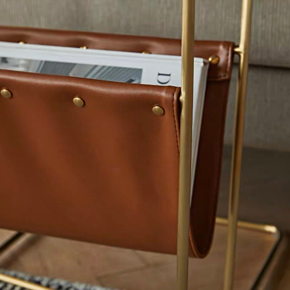 ALLAN Luxury Magazine Holder End Table - Radical Homes Singapore