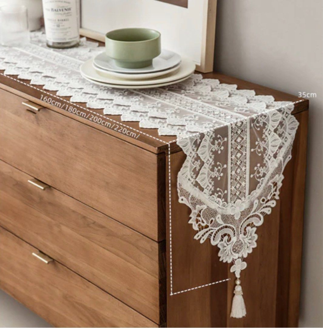 ZANN Lace Table Runner - Radical Homes Singapore