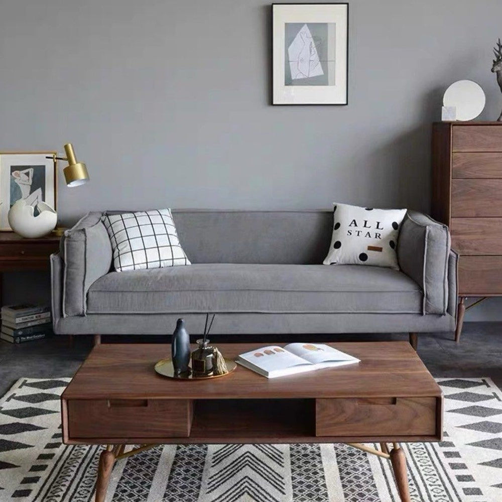 TESSARO Modern Velvet Sofa - Radical Homes Singapore