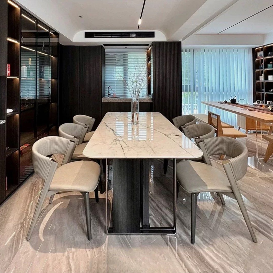 LUSTRA Modern Marble Dining Table