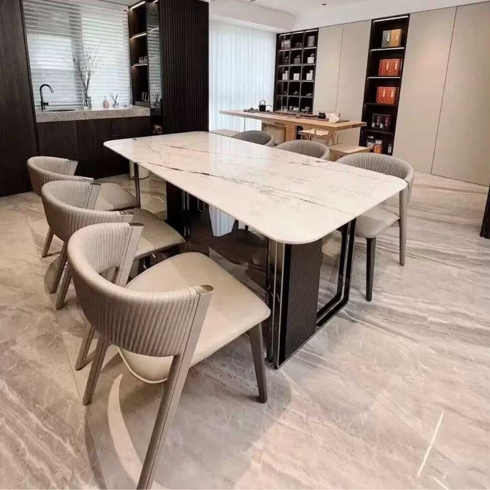 ANGULO Modern Marble Dining Table - Radical Homes Singapore