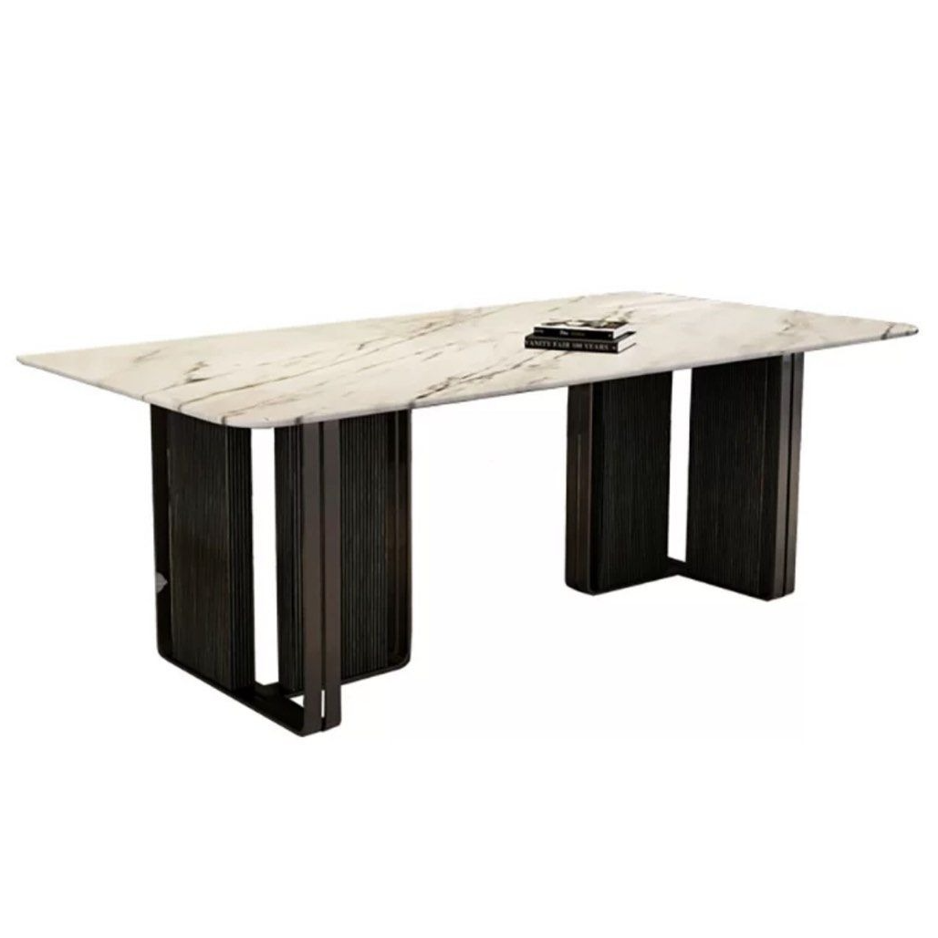 LUSTRA Modern Marble Dining Table