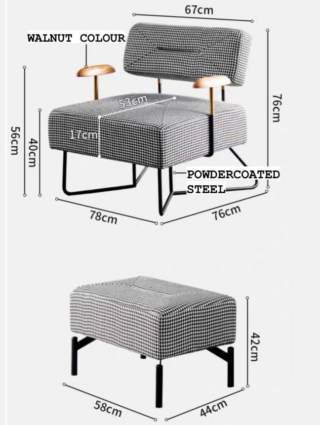 IONA Modern Lounge Chair - Radical Homes Singapore