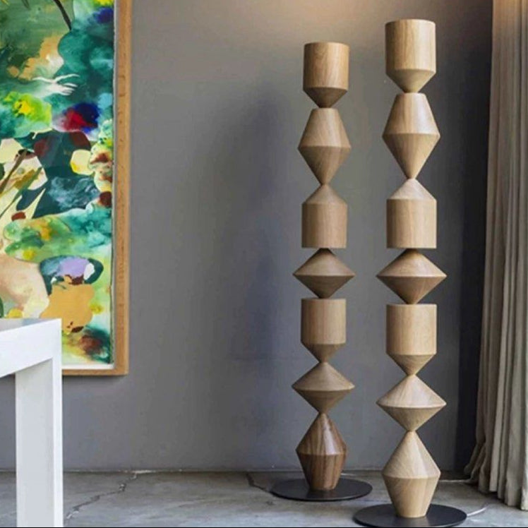AMADEUS Japandi Standing Lamp - Cassa Haus Singapore