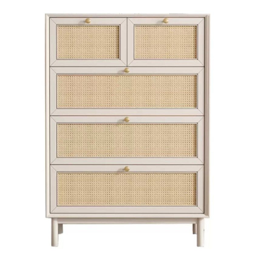 AGRIPPINA Japandi Rattan Chest Of Drawers' - Radical Homes Singapore