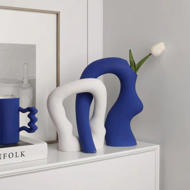 ZENGA Ceramic Table Vase - Radical Homes Singapore