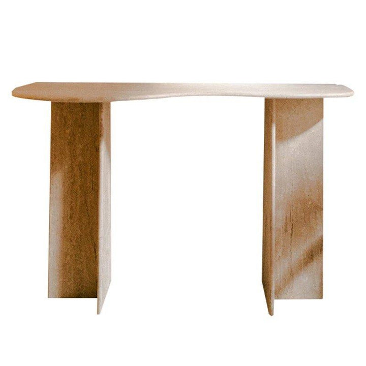 VERENA Modern Travertine Console Table - Radical Homes Singapore