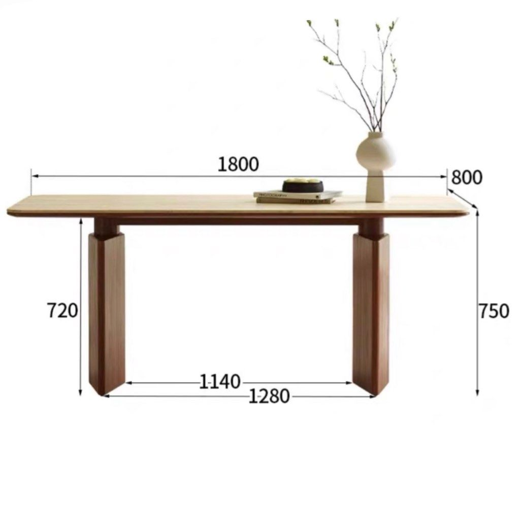 QUERIDA Modern Travertine Dining Table - Radical Homes Singapore