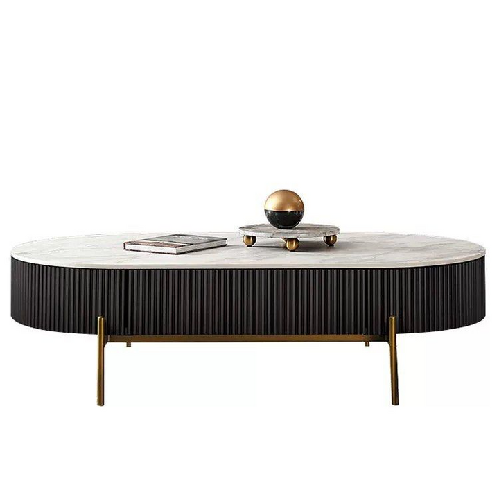 CURRAN Modern Sintered Stone Coffee Table - Radical Homes Singapore
