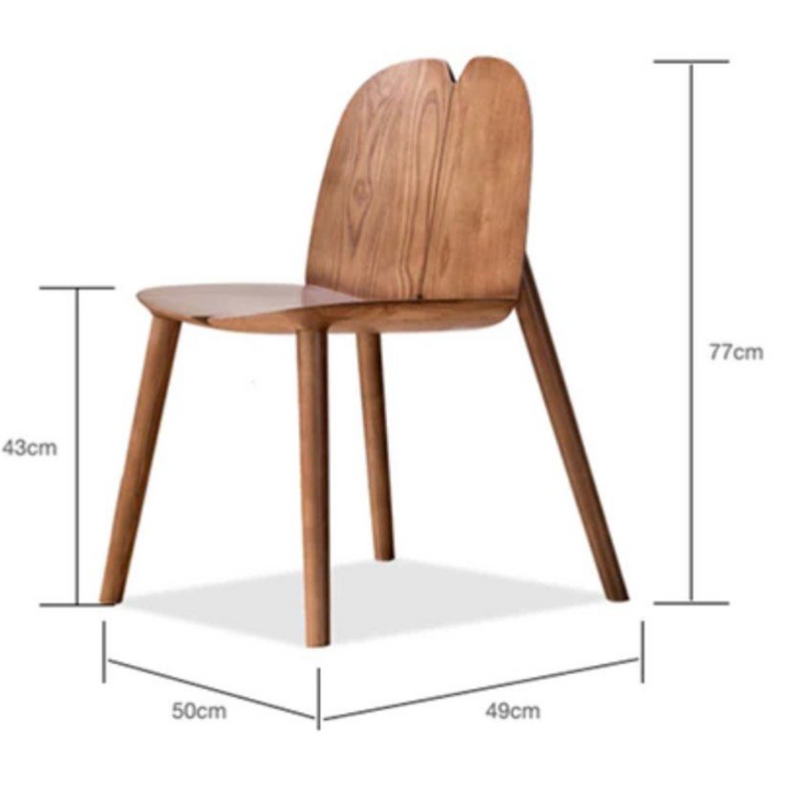 TRAYA Wood Dining Chair - Radical Homes Singapore