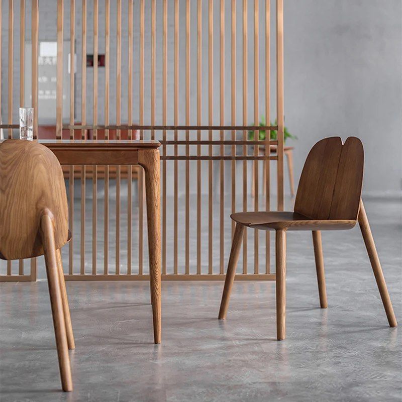 TRAYA Wood Dining Chair - Radical Homes Singapore