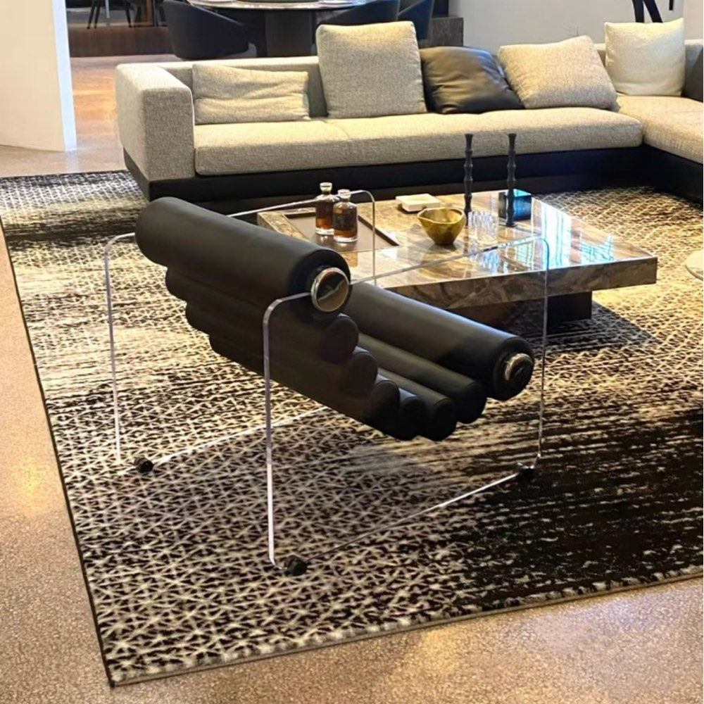 LUCENTI Modern Leather Lounge Chair - Cassa Haus Singapore