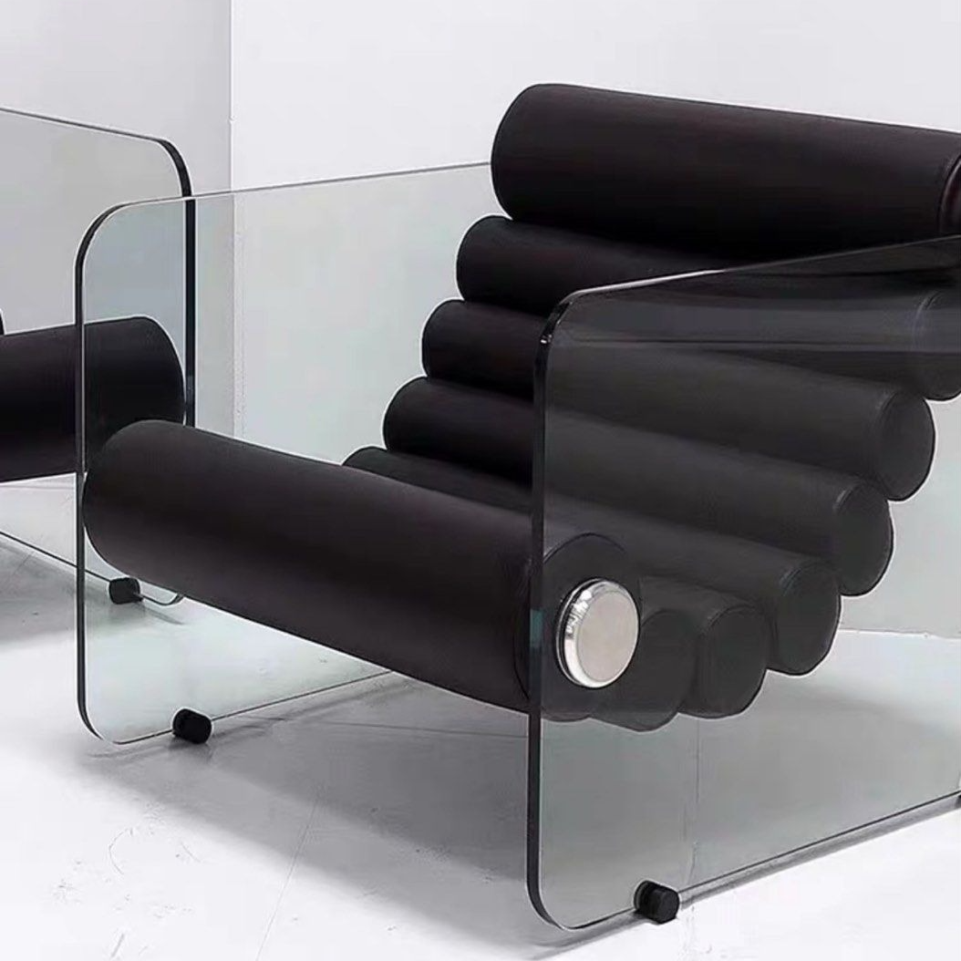 LUCENTI Modern Leather Lounge Chair - Cassa Haus Singapore