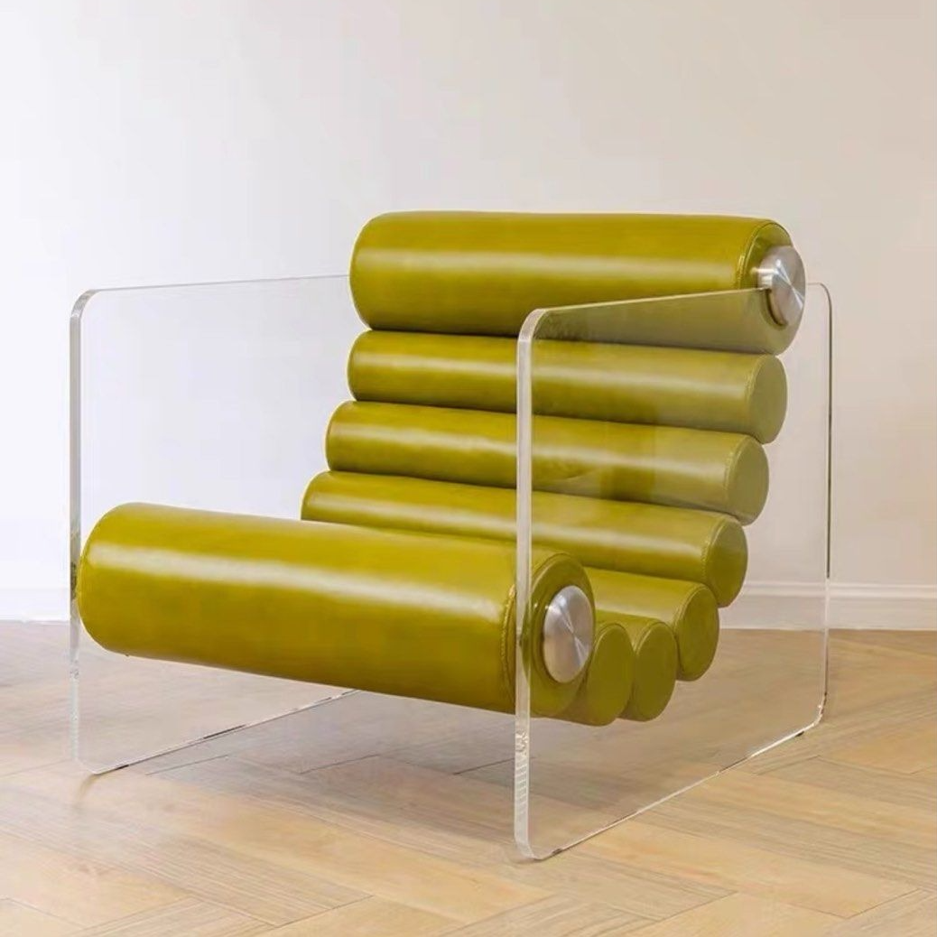 LUCENTI Modern Leather Lounge Chair - Cassa Haus Singapore