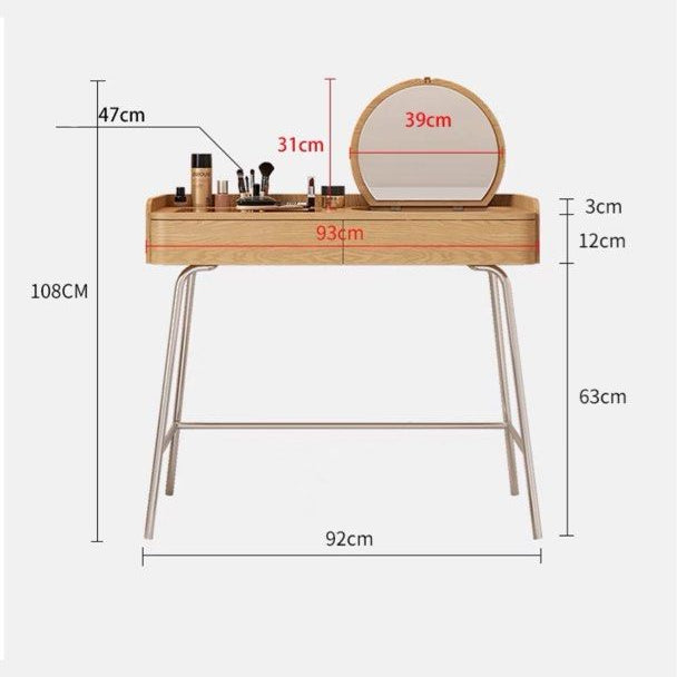 ZYRA Modern Vanity Table Set - Radical Homes Singapore